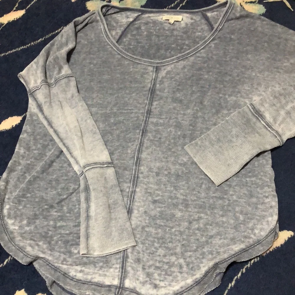Lucky brand burnout long sleeve top - Picture 4 of 5